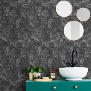 Contour-Glitter-Marble-Tile-Black-Wallpaper-by-Graham-Brown-104880