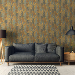 Famous-Garden-Tropical-Fern-Yellow-Wallpaper-by-AS-Creation-39347-2