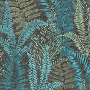 Famous-Garden-Tropical-Fern-Black-Aqua-Wallpaper-by-AS-Creation-39347-3