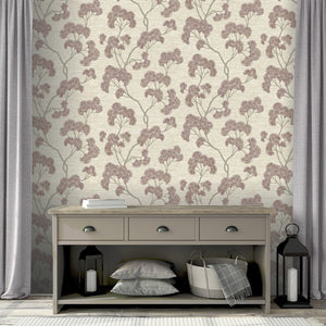 Sumatra-Ginkgo-Textured-Wallpaper-Mauve-by-The-Design-Library-316001
