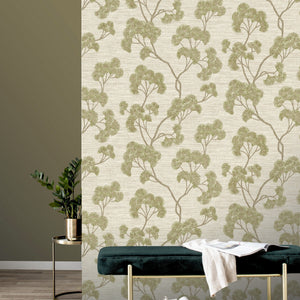 Sumatra-Ginkgo-Textured-Wallpaper-Green-by-The-Design-Library-316032