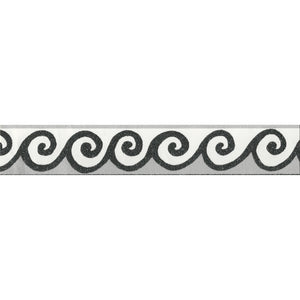 Einzelbett Scroll Narrow Mono Border by AS Creation 34323-1