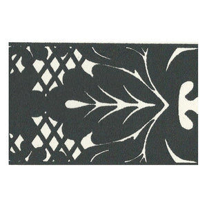 Only Borders Damask Narrow Black / White Border by AS Creation 96214-1