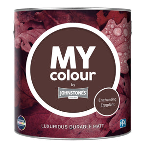 Enchanting Eggplant Durable Matt Emulsion - MY Colour by Johnstones Paint