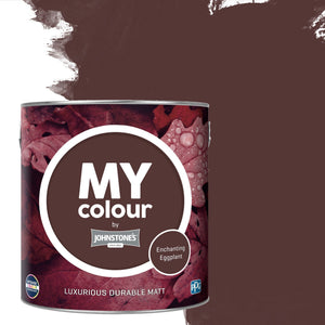 Enchanting Eggplant Durable Matt Emulsion - MY Colour by Johnstones Paint