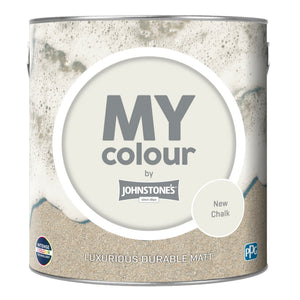 New Chalk Durable Matt Emulsion - MY Colour by Johnstones Paint