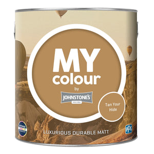 Tan Your Hide Durable Matt Emulsion - MY Colour by Johnstones Paint