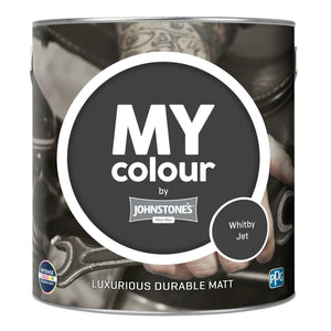 Whitby Jet Durable Matt Emulsion - MY Colour by Johnstones Paint