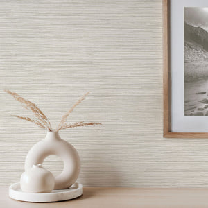 Fusion-Grasscloth-Plain-Texture-Wallpaper-Soft-Grey-by-Crown-M1765
