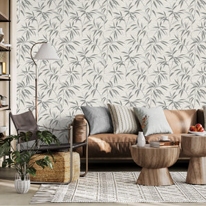 Fusion-Grasscloth-Leaf-Trail-Wallpaper-Soft-Grey-by-Crown-M1771