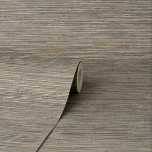 Fusion-Grasscloth-Plain-Texture-Wallpaper-Stone-Grey-by-Crown-M1767