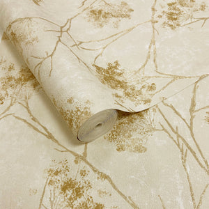 Sofia-Sprig-Trail-Wallpaper-Gold-by-Vymura-M95672