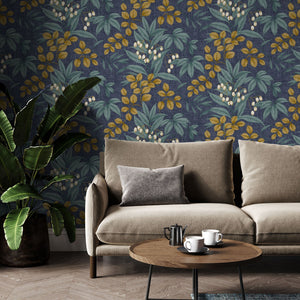 Persephone-Navy-Ochre-Wallpaper-by-Superfresco-Easy-122413