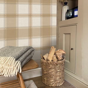 Carmella-Check-Wallpaper-Cream-Sand-by-Belgravia-Decor-GB-7158
