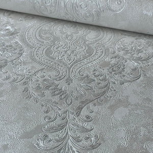 Athena-Damask-Wallpaper-White-and-Silver-by-Sartoria-LT7701