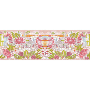 Oilily Home Pink / Multi City Border by AS Creation 96130-2