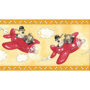 Flying Wallace and Gromit Yellow 10 Metre Border ARB04