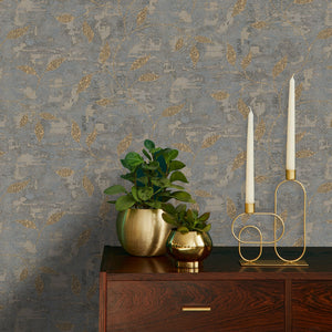 Boutique-Ornamental-Leaf-Steel-Gold-Heavyweight-Vinyl-Wallpaper-by-Graham-Brown-128796