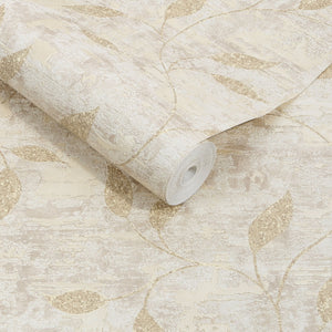 Boutique-Ornamental-Leaf-Cream-Heavyweight-Vinyl-Wallpaper-by-Graham-Brown-128805