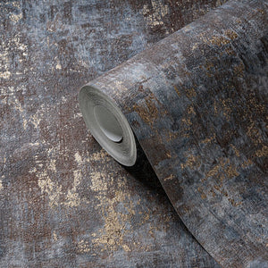 Stories-Of-Life-Concrete-Texture-Blue-Gold-Wallpaper-by-AS-Creation-39670-1