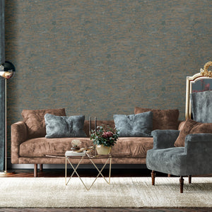 Rustica-Texture-Wallpaper-Teal-and-Gold-by-Sartoria-LT7727