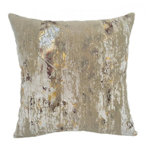 Torcello Gold 43cm Square Cushion from Malini