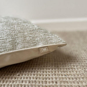Chenille Grey 50cm Square Cushion from Belgravia Decor