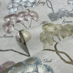 Sumatra-Ginkgo-Textured-Wallpaper-Grey-by-The-Design-Library-316025