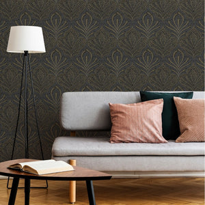 Margot-Black-Filigree-Motif-Wallpaper-by-Grandeco-Life-A62302