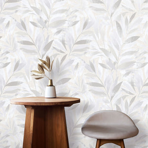 Fiji-Leaf-Motif-Wallpaper-Grey-by-The-Design-Library-311617