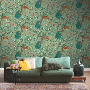 Priya-Chinoiserie-Sage-Multi-Wallpaper-by-The-Design-Library-285665