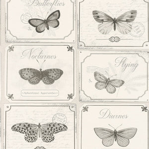 Tiles-More-XIV-Butterflies-Grey-Cream-Wallpaper-by-Rasch-306514