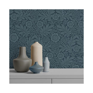 Camille-Classic-Floral-Wallpaper-Navy-by-Crown-Archive-M1745