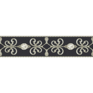 Only Borders 10 Jewel Black Self Adhesive Border 36916-1