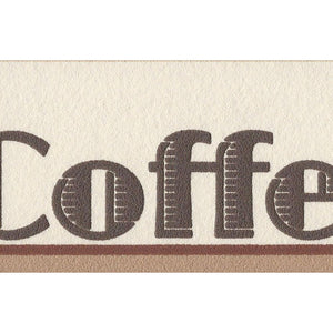 Cappuccino Coffee Cream / Brown Self Adhesive Border by AS Creation 2808-17