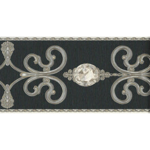 Only Borders 10 Jewel Black Self Adhesive Border 36916-1