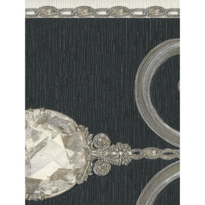 Only Borders 10 Jewel Black Self Adhesive Border 36916-1