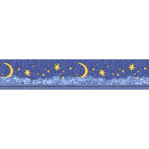 Stars & Moons Glow In The Dark Textured Border 9116-12