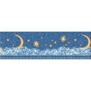 Stars & Moons Glow In The Dark Textured Border 9116-12