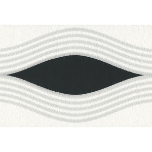 Infinity Wave Black / Grey Self Adhesive Narrow Border by AS Creation 2603-14