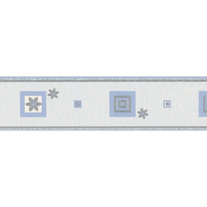 Laverna Motif Blue / Grey Border By AS Creation 5360-37