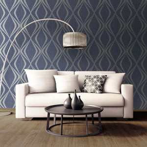 Amelie-Geo-Wave-Navy-Wallpaper-by-Belgravia-Decor-3012