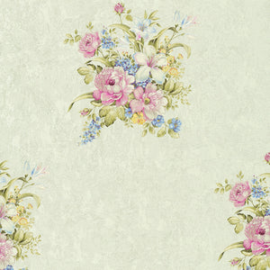 Romantico-Flower-Bouquet-Ivory-Green-Wallpaper-by-AS-Creation-37225-5