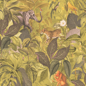 Pint-Walls-Animal-Jungle-Green-Yellow-Wallpaper-by-AS-Creation-38724-2