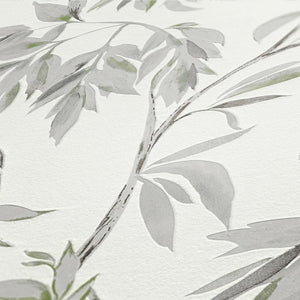Attractive-Leaves-Trail-Wallpaper-White-Green-by-AS-Creation-37830-3