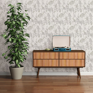 Attractive-Leaves-Trail-Wallpaper-White-Green-by-AS-Creation-37830-3
