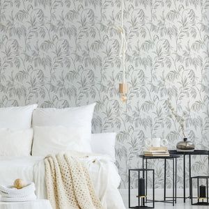 Attractive-Leaves-Trail-Wallpaper-White-Green-by-AS-Creation-37830-3