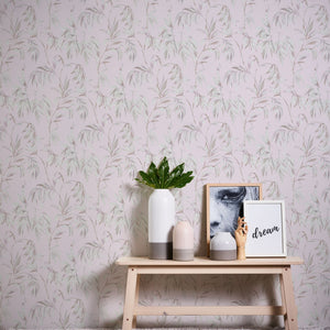 Attractive-Leaves-Trail-Wallpaper-Pink-Grey-by-AS-Creation-37830-5