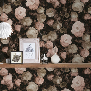 History-Of-Art-Floral-Black-Cream-Rose-Wallpaper-by-AS-Creation-37650-4