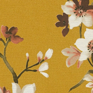 Desert-Lodge-Watercolour-Blossom-Rich-Mustard-Wallpaper-by-AS-Creation-37993-1